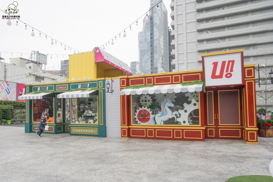 台中UNO貨櫃屋市集 台中景點 台中旅遊 貨櫃 彩色貨櫃