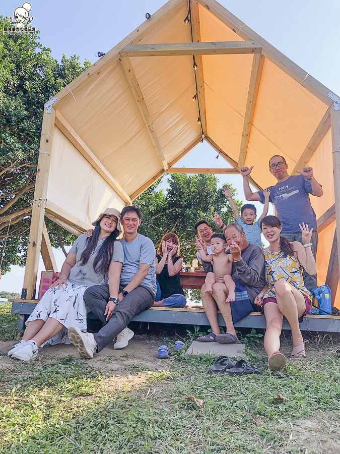 Hi Umi Village_嗨海莊園聚落 高雄景點 旅遊 彌陀 巷弄 低調 帳棚 野餐 親子 玩樂