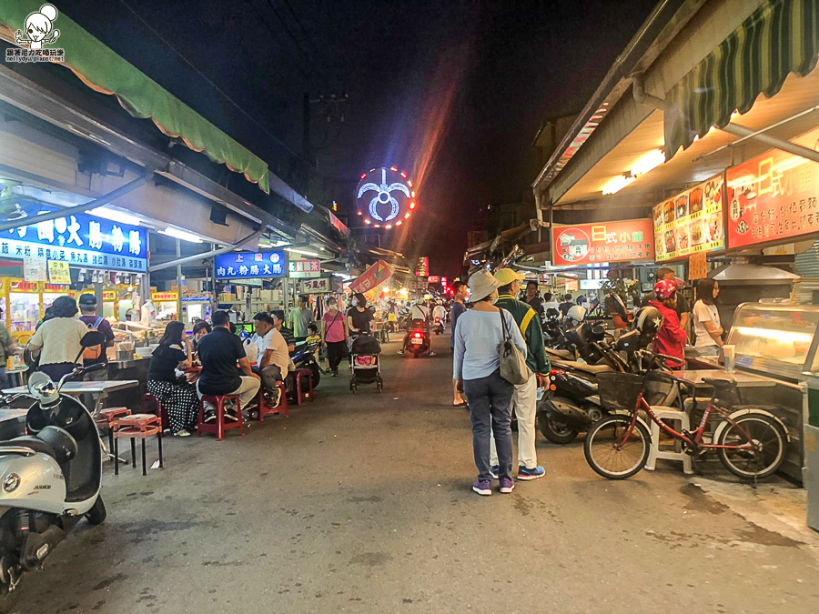 屏東觀光夜市 屏東夜市 ，屏東觀光夜市 x 雞肉飯、阿狗黑白切、古早味紅茶、泡泡冰 上讚 肉圓 泡泡冰