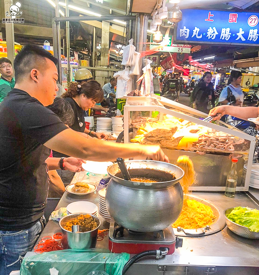 屏東觀光夜市 屏東夜市 ，屏東觀光夜市 x 雞肉飯、阿狗黑白切、古早味紅茶、泡泡冰 上讚 肉圓 泡泡冰