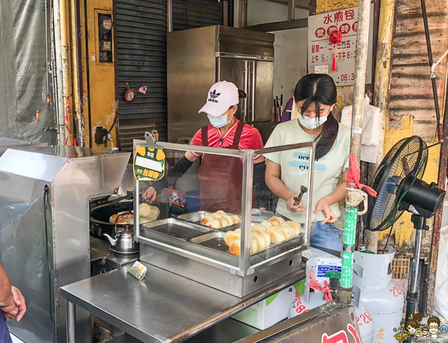  開封路水煎包 中正市場 美食 銅板小吃 銅板美食 下午茶 高雄美食 水煎包