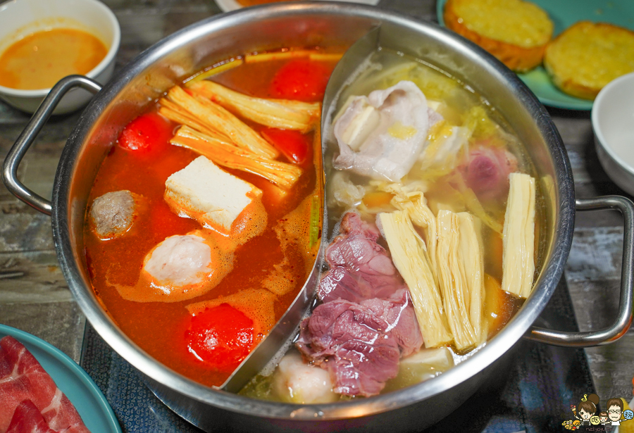 吃到飽 春囍 鍋物 麻辣 麻奶鍋 獨家 高雄必吃 聚餐 火鍋