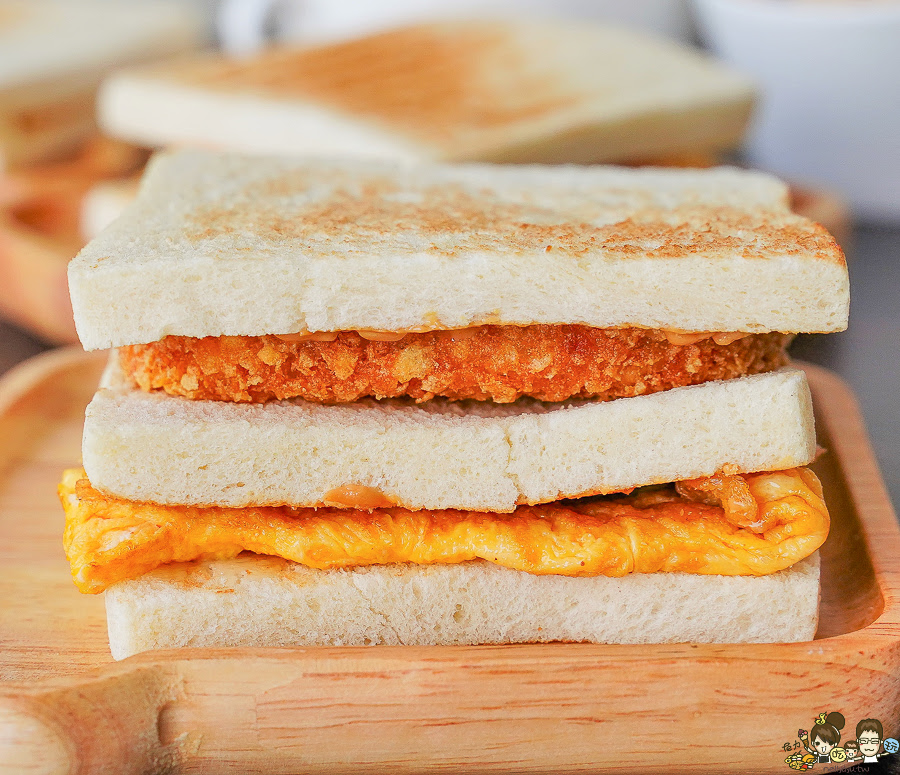 高雄早餐 早午餐 喜得 吐司 概念館 新潮 日系 時尚 網美 炭火 三明治 炭烤