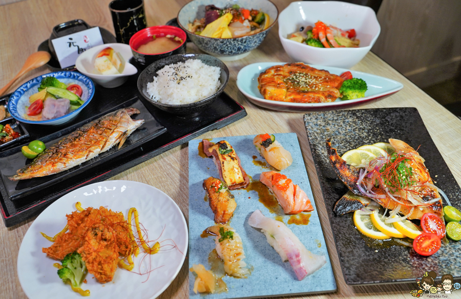 元町日式食堂|定食套餐、丼飯、刺身 高雄美食 必吃 生魚片 烏龍麵 三民區美食