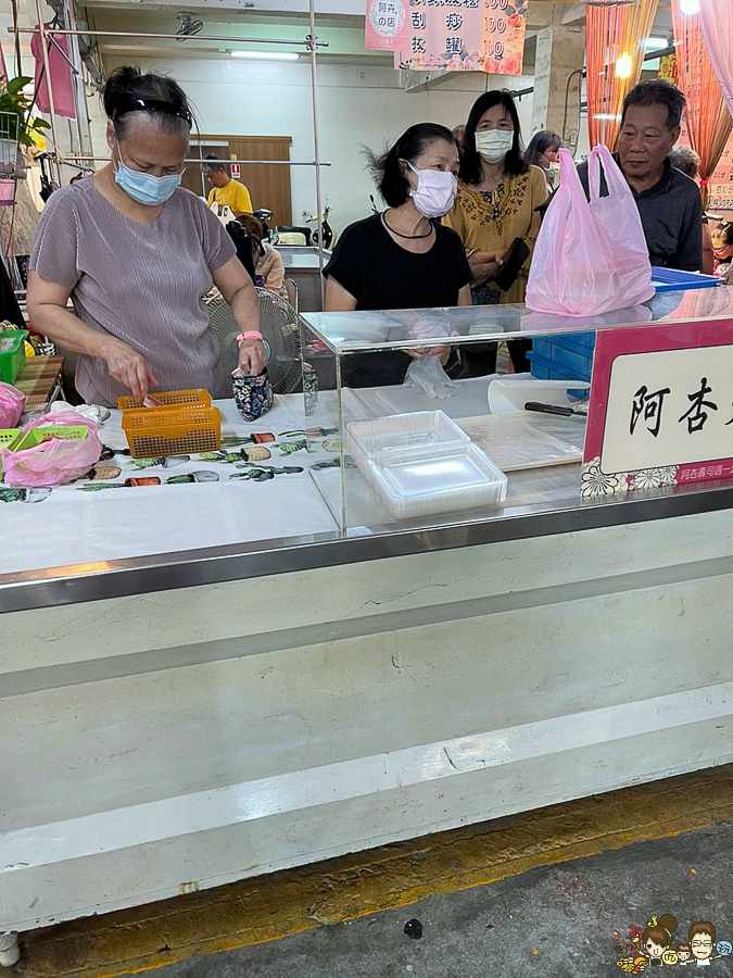 壽司 市場美食 陽明市場 阿杏壽司 高雄必吃 美食 巷弄 好吃 排隊美食