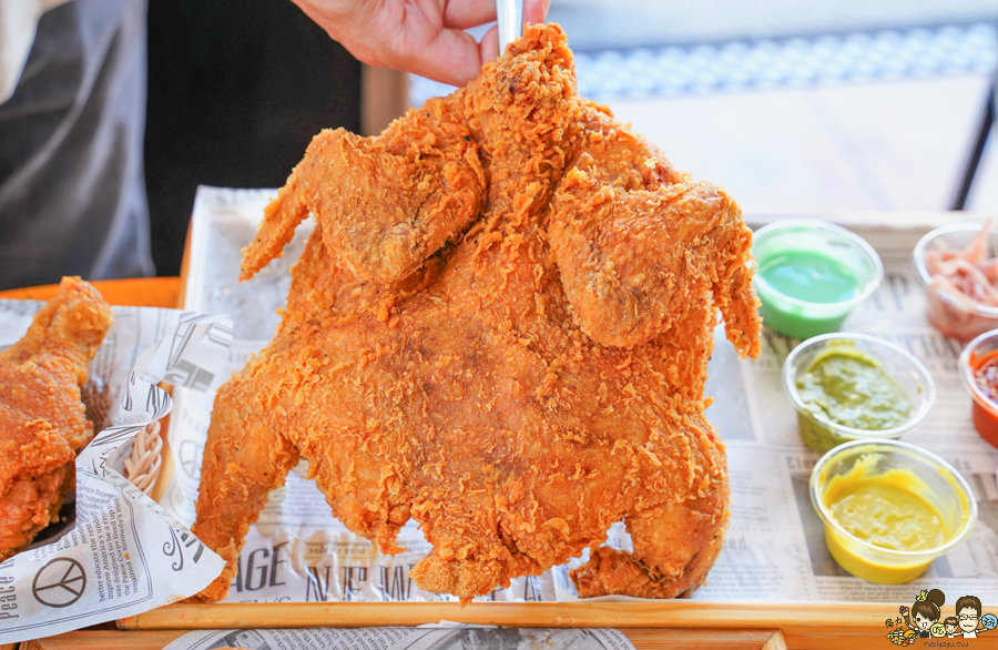 美式炸雞 炸物 漢堡 美式漢堡 炸全雞 聚餐 高雄美食 獨家 秘製 特色 好吃