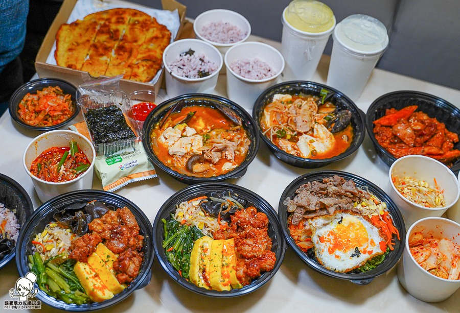 玉豆腐 豆腐煲 韓系 韓國料理 美食 外帶美食 防疫餐盒 便當 好吃 百元餐盒 高雄美食