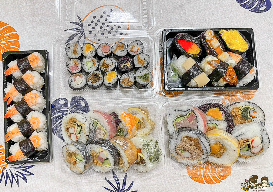 苓雅市場美食 壽司 花壽司 豆皮 好吃 美食 銅板 爽口 高雄美食 親民 