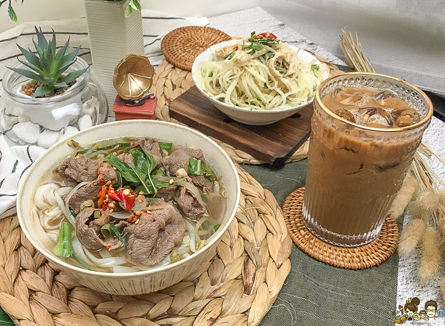 越南美食 越南河粉 高雄越南 好吃 必吃 鼓山越南美食 牛肉河粉 越南咖啡