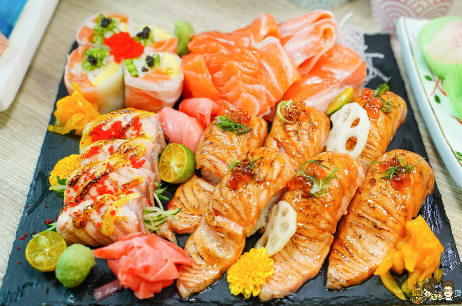 台南 鮭魚 浮誇鮭魚 好吃 鮭魚控 壽司 日式料理 網美 台南美食 最浮誇