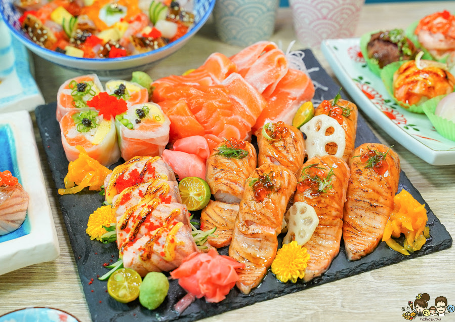 台南 鮭魚 浮誇鮭魚 好吃 鮭魚控 壽司 日式料理 網美 台南美食 最浮誇