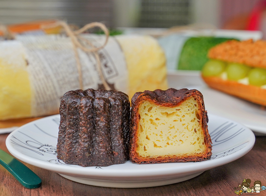 高雄甜點 蛋糕 美食 杰菕甜點 毛巾卷蛋糕 創意 泡芙 叮噹燒 鹽埕美食 甜點控