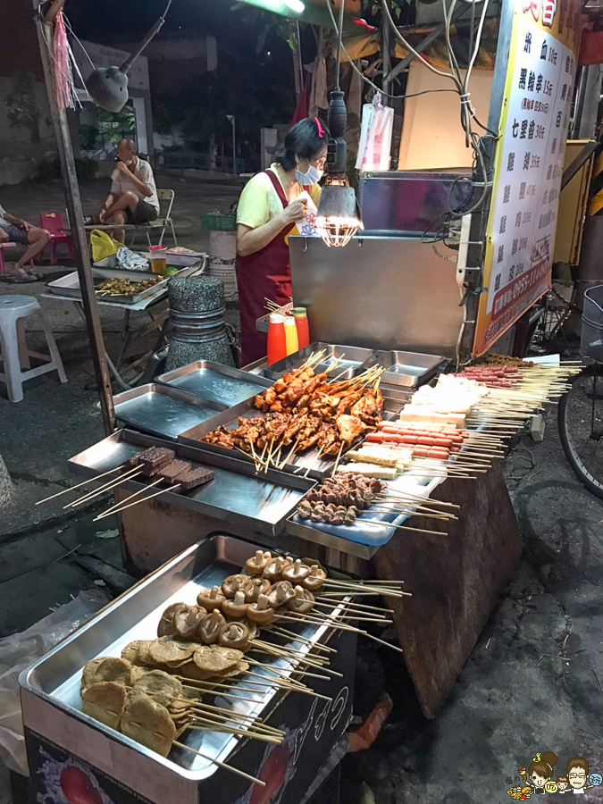 高雄燒烤 串燒 銅板美食 消夜 晚餐 必吃 老店 老字號 哈瑪星 西子灣