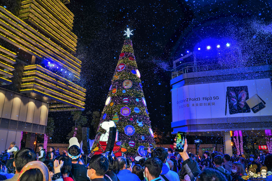 台南 耶誕 百貨 南紡購物中心 史努比 下雪 雪花秀 台南旅遊