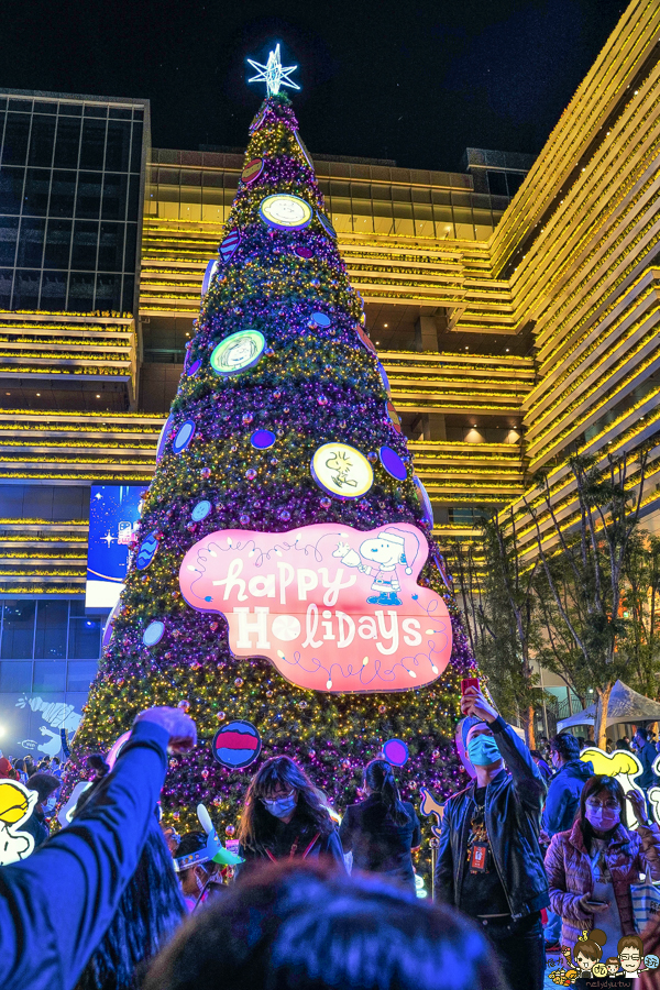 台南 耶誕 百貨 南紡購物中心 史努比 下雪 雪花秀 台南旅遊