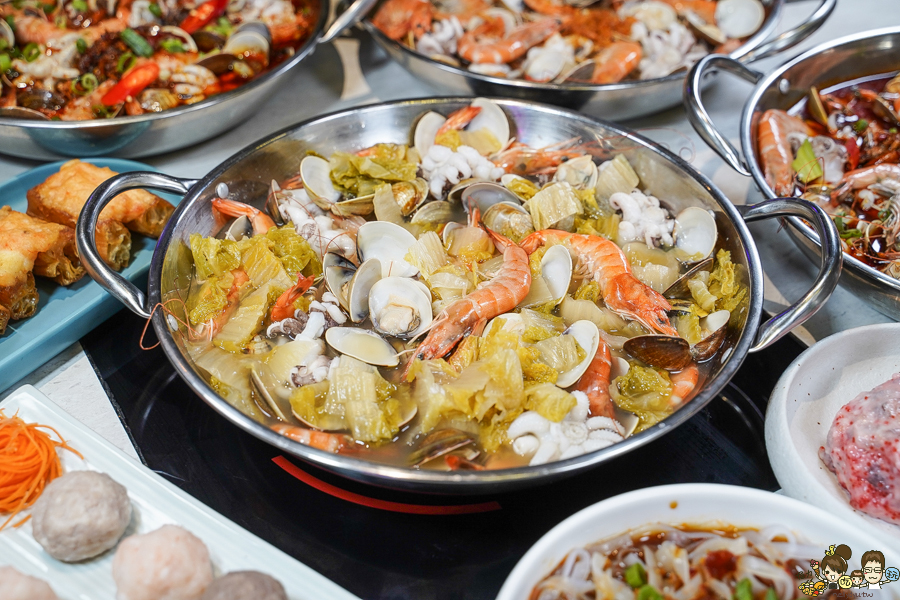 海鮮吃到飽 火鍋 鍋物 高雄火鍋 聚餐 約會 春囍 火鍋推薦 必吃 