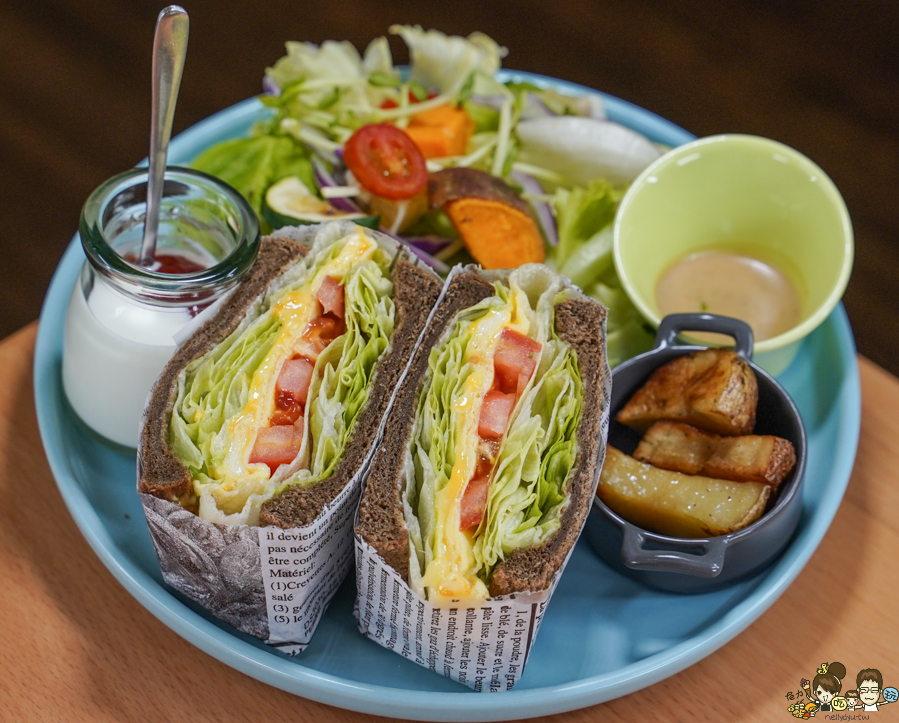 鹽埕美食 高雄美食 高雄早午餐 早午餐 輕食 麵包 歐式 好吃 低調 美味 澎派