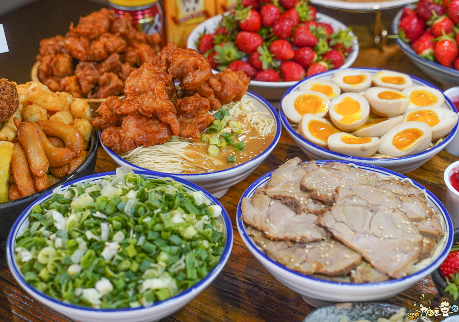 高雄吃到飽 吃到飽 拉麵吃到飽 佛心 草莓 冬季限定 炸物 好吃 美術館美食 高雄美食 高雄拉麵