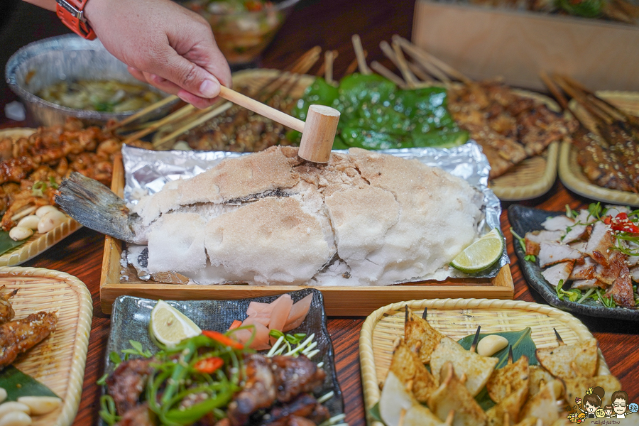 高雄宵夜美食 烤魚 麻辣烤魚 鱸魚 美食 烤串串 串串 燒烤 特色 刷嘴 聚餐推薦