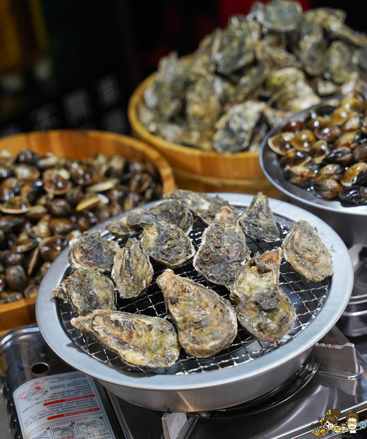 燒烤殿 晚餐 消夜 小酌 高雄美食 青蚵 吃到飽 海鮮 泰國蝦 烤物 炸物