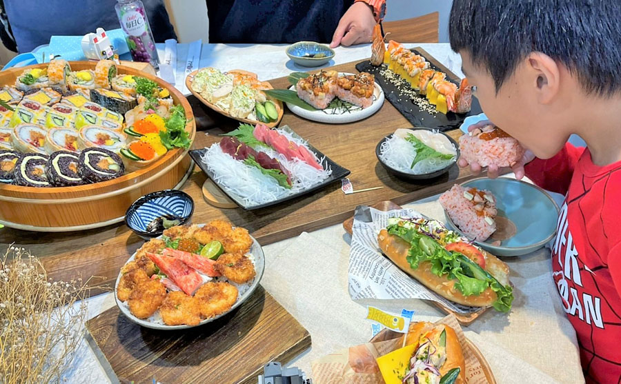 阿布潘水產 親子 野餐 海鮮 必買 禮盒 螃蟹 生魚片 壽司 飯糰 家庭