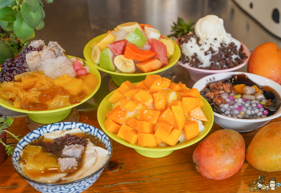 屏東美食 朱媽媽冰店 雪花冰 嫩仙草 手工豆花 芒果冰 好吃 銅板 剉冰