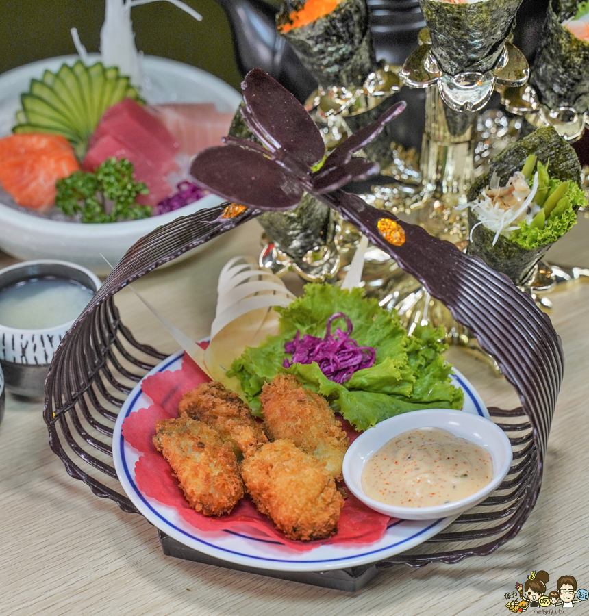 旭久居酒屋 日料 美食 好吃 日本料理 串燒 海鮮 生魚片 苓雅美食 捷運美食 高雄捷運 下班聚會 板前