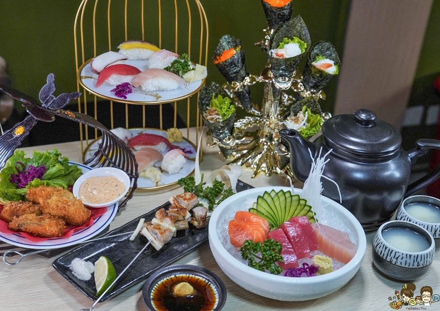 旭久居酒屋 日料 美食 好吃 日本料理 串燒 海鮮 生魚片 苓雅美食 捷運美食 高雄捷運 下班聚會 板前