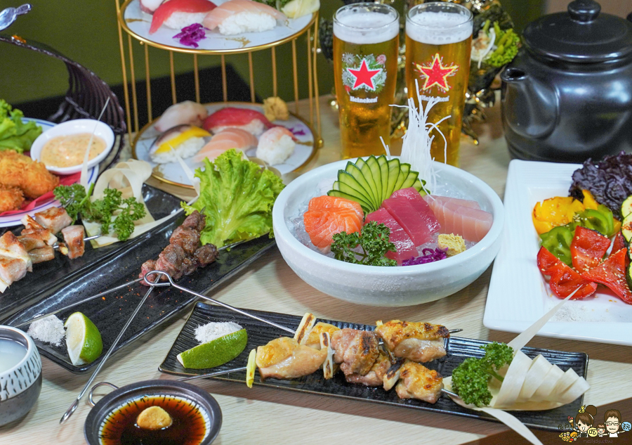 旭久居酒屋 日料 美食 好吃 日本料理 串燒 海鮮 生魚片 苓雅美食 捷運美食 高雄捷運 下班聚會 板前