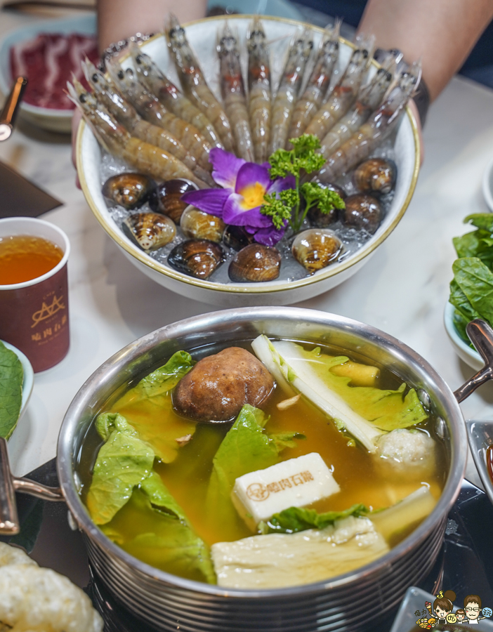 鍋物 火鍋 美術館 美食 餐廳 吃到飽 自助吧 肉肉盤 肉瀑布 嗑肉石鍋 美術店