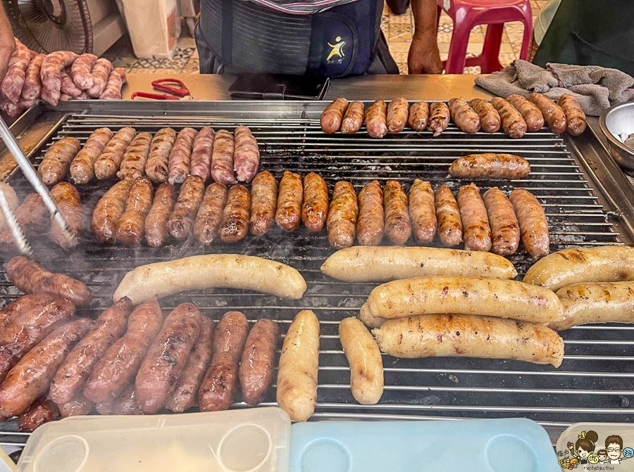 大連街美食 熱河美食 香腸大腸 烤香腸 高雄香腸 高雄下午茶 台式 小吃