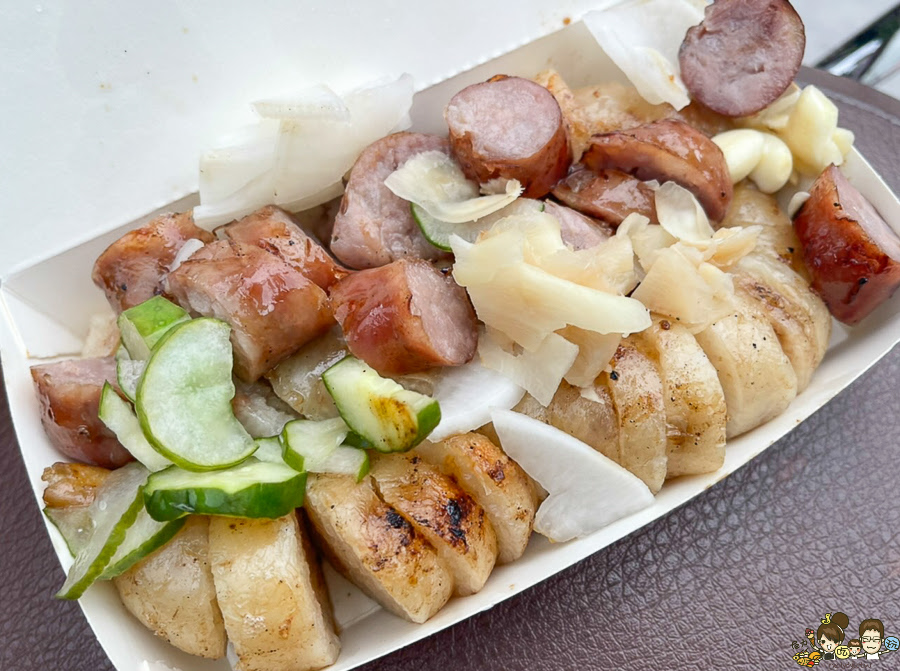 大連街美食 熱河美食 香腸大腸 烤香腸 高雄香腸 高雄下午茶 台式 小吃