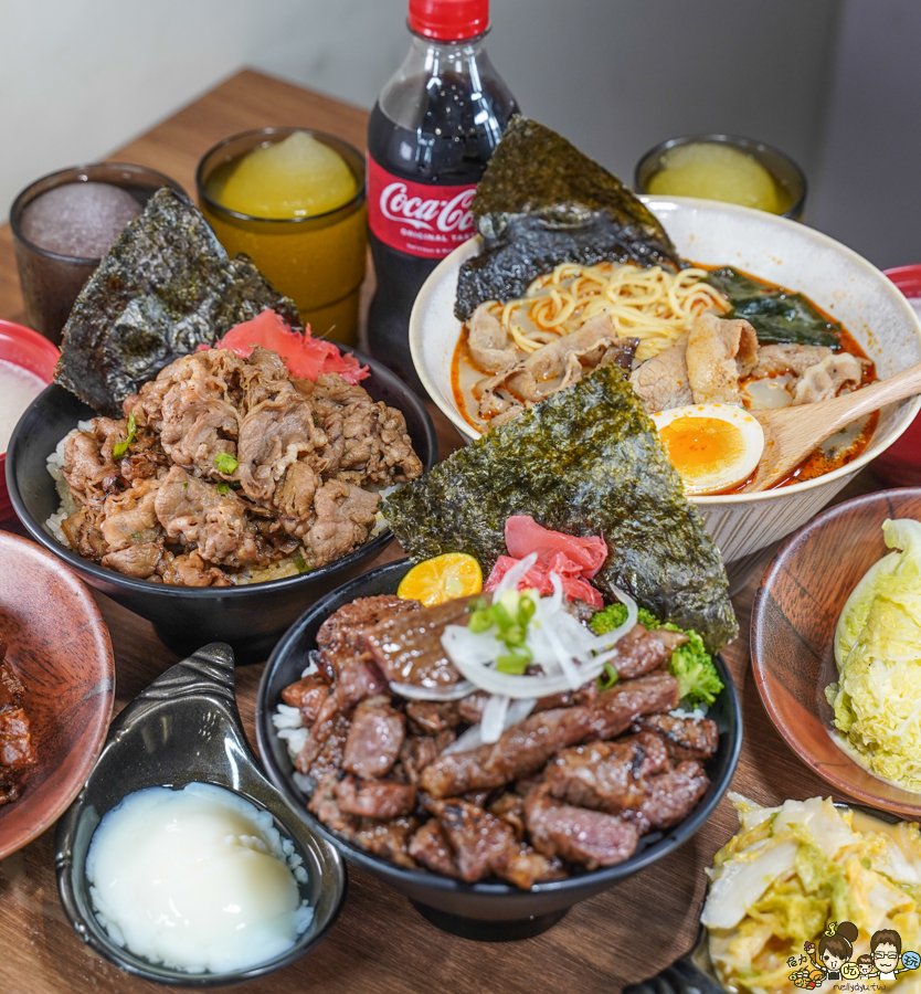 鳳山美食 必吃 好吃 肉肉 肉肉山 牛丁次郎坊 丼飯 拉麵 日式 晚餐宵夜