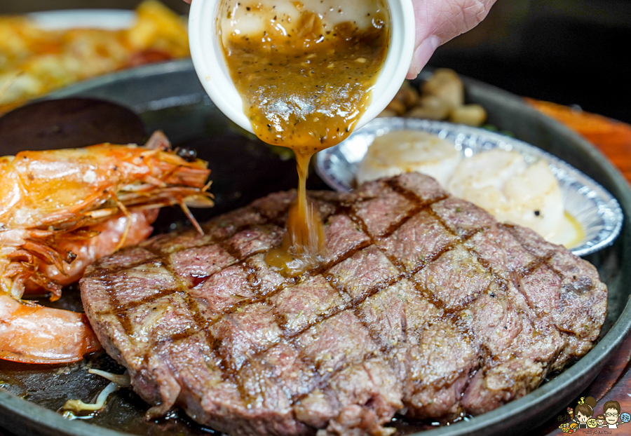 牛室 文山特區 親子聚餐 聚會 吃肉肉 鐵板 牛排 自助吧 吃到飽 