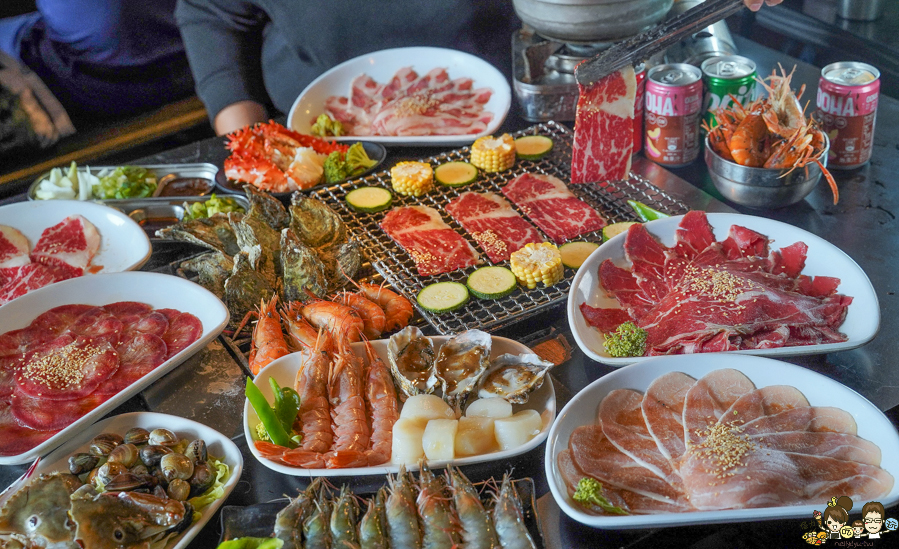 高雄燒肉 日式燒肉 泰國蝦吃到飽 和牛 高雄野饌 野鑽燒肉 燒肉推薦 聚餐 慶生 聚會 吃燒肉