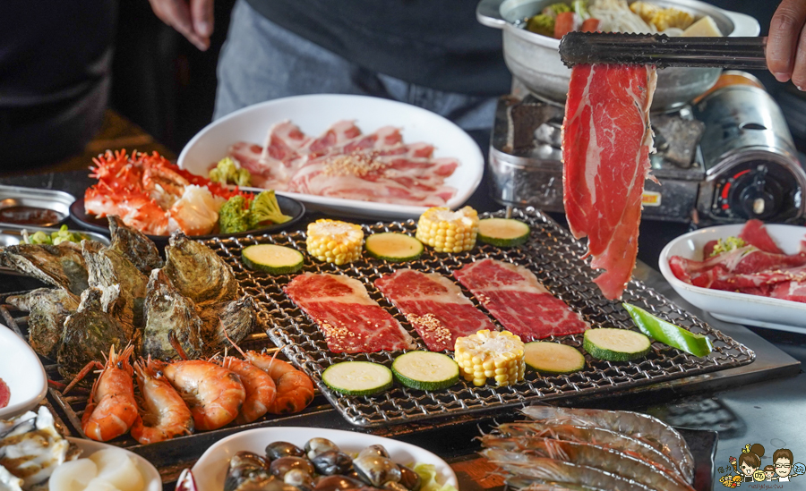 高雄燒肉 日式燒肉 泰國蝦吃到飽 和牛 高雄野饌 野鑽燒肉 燒肉推薦 聚餐 慶生 聚會 吃燒肉