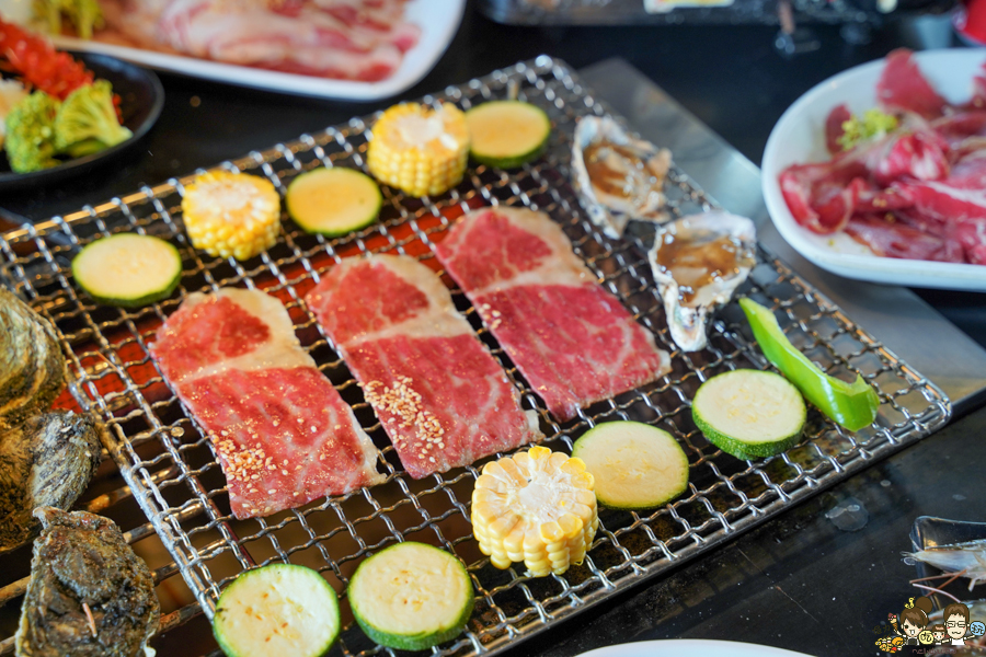 高雄燒肉 日式燒肉 泰國蝦吃到飽 和牛 高雄野饌 野鑽燒肉 燒肉推薦 聚餐 慶生 聚會 吃燒肉