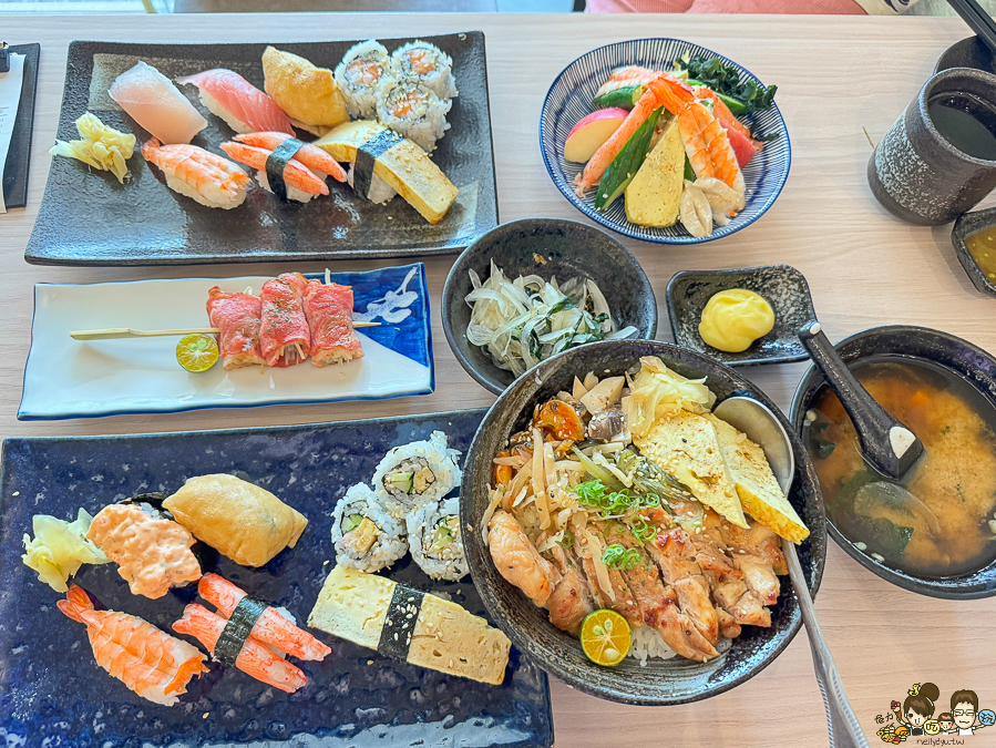 十六町壽司 仁武美食 仁武生魚片 丼飯　生魚片 壽司 日式料理 平價 家庭日本料理 
