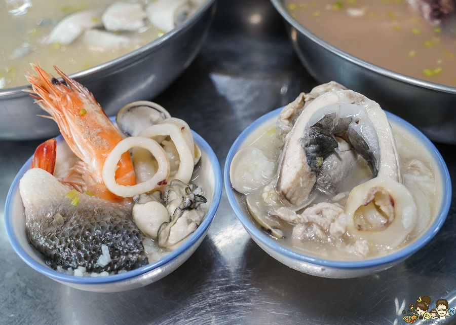 欣漁翁海產粥 高雄美食 熱河美食 高醫美食 必吃 海產粥 飯湯 新鮮 好吃 大份量 阿嬤怕你餓