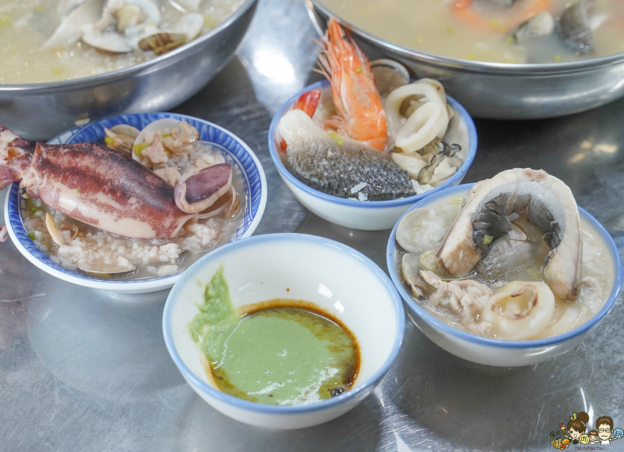 欣漁翁海產粥 高雄美食 熱河美食 高醫美食 必吃 海產粥 飯湯 新鮮 好吃 大份量 阿嬤怕你餓