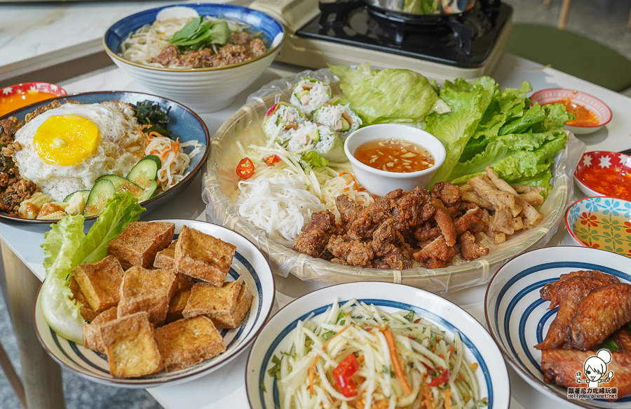 越好吃越南料理 越式 聚餐 開胃 嘉義美食 太保 好停車 超開胃 火鍋 鍋物 推推鍋 帽子鍋