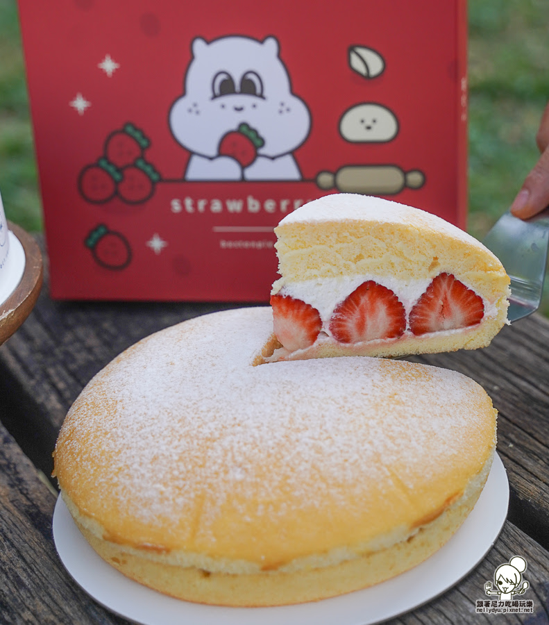 草莓蛋糕 草莓甜點 草莓波士頓派 彌月 團購 十月甜 Oct.Sweet 高雄