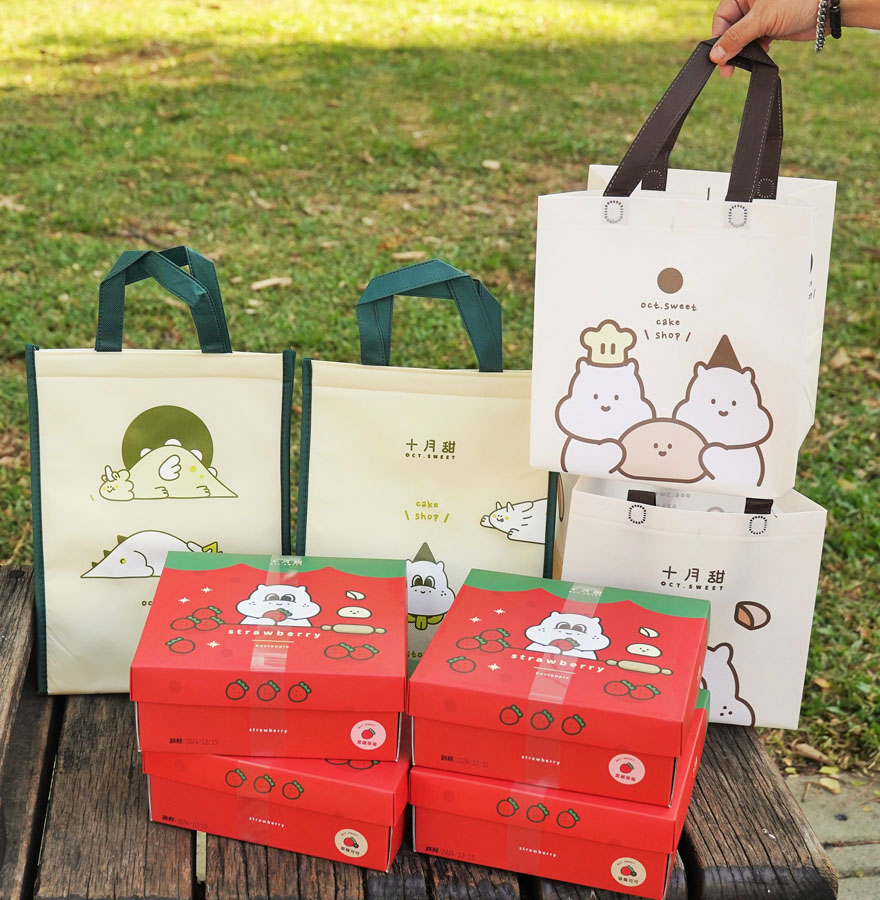 草莓蛋糕 草莓甜點 草莓波士頓派 彌月 團購 十月甜 Oct.Sweet 高雄