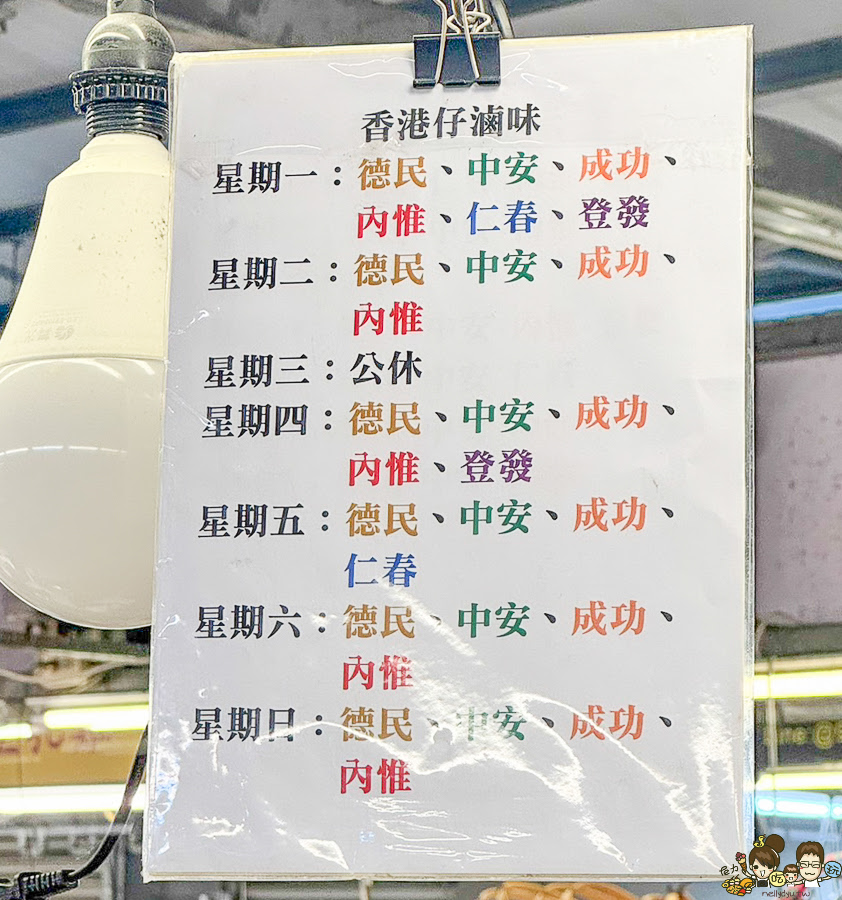 香港仔滷味 港式滷味 滷味 市場美食 夜市 黃昏市場 高雄美食