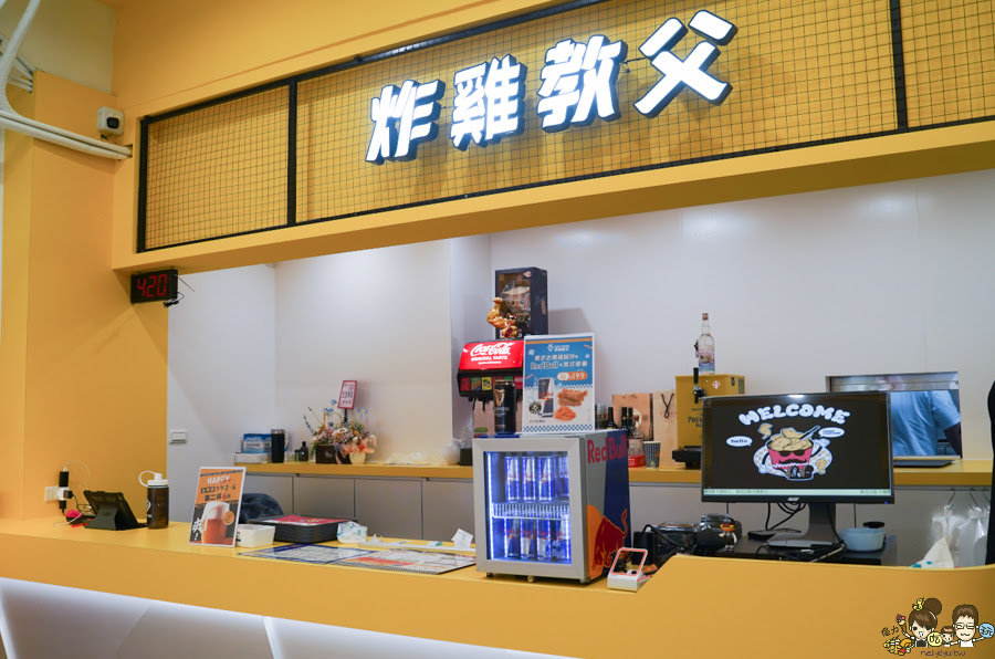 炸雞教父 美式炸雞 好吃 高雄炸雞 雞排 去骨 鍋燒 美食 高雄捷運 商辦 鍋燒意麵 速食店