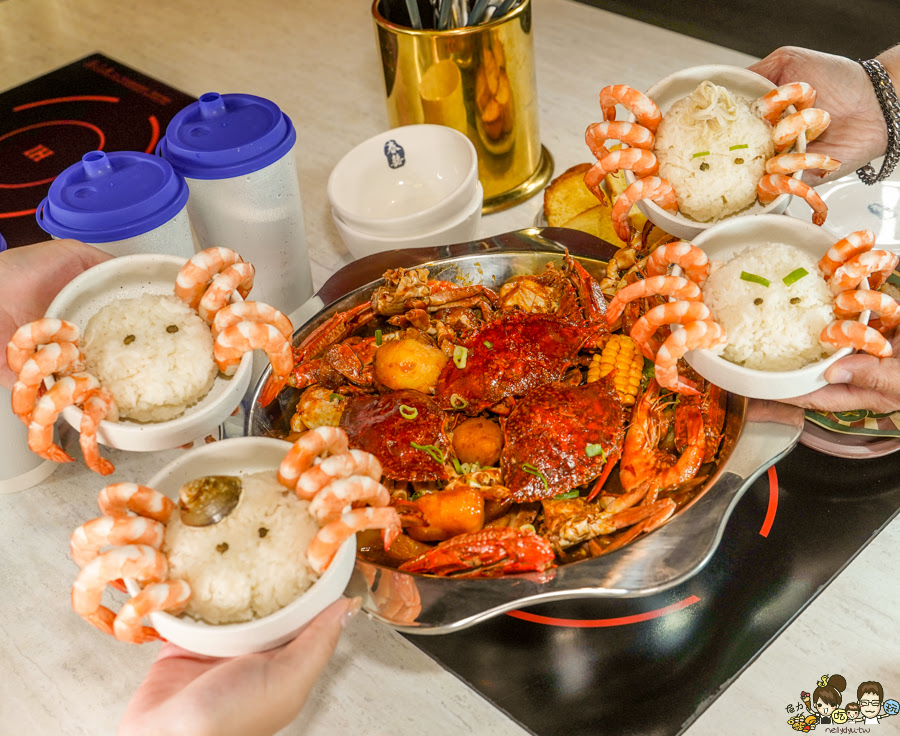 春囍 韓式辣味肉蟹煲 重慶麻辣肉蟹煲 螃蟹 創意 獨家 螃蟹飯 蝦飯
