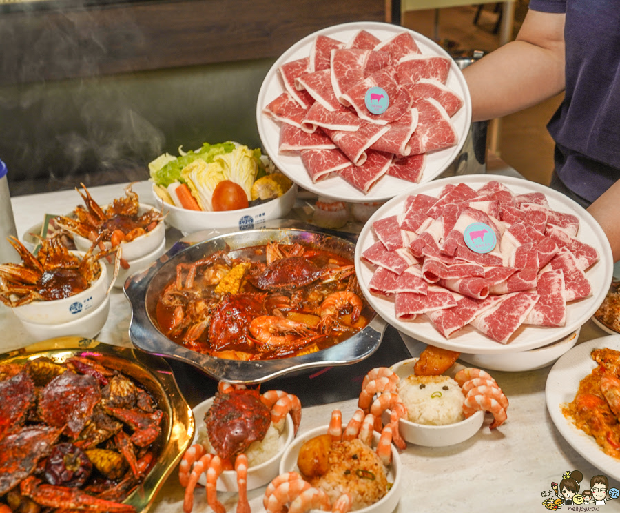 春囍 韓式辣味肉蟹煲 重慶麻辣肉蟹煲 螃蟹 創意 獨家 螃蟹飯 蝦飯