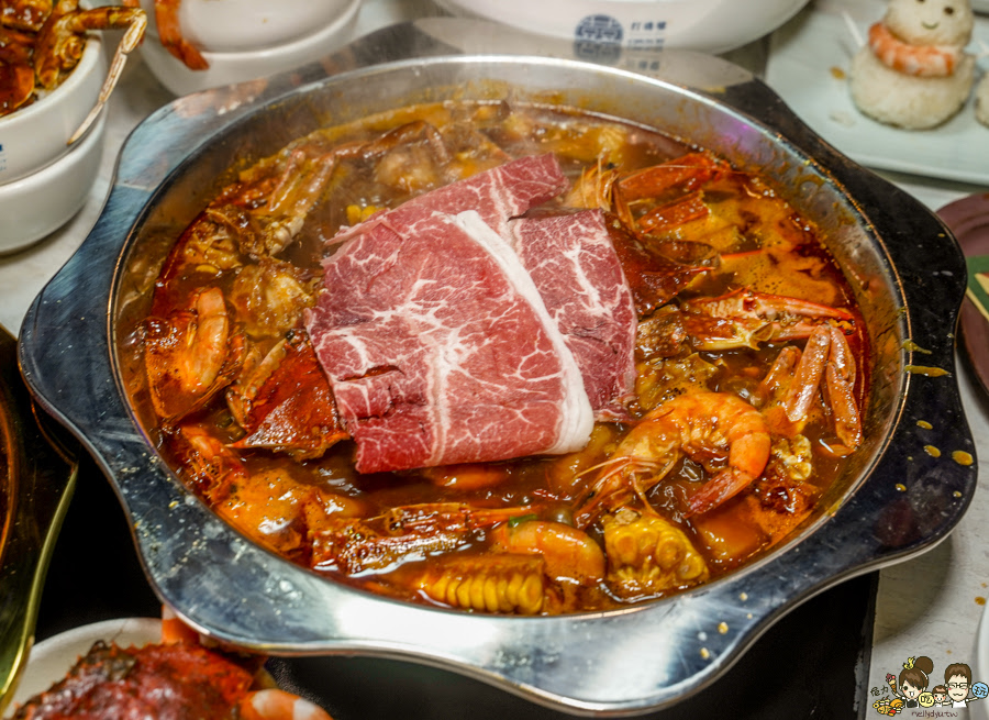春囍 韓式辣味肉蟹煲 重慶麻辣肉蟹煲 螃蟹 創意 獨家 螃蟹飯 蝦飯