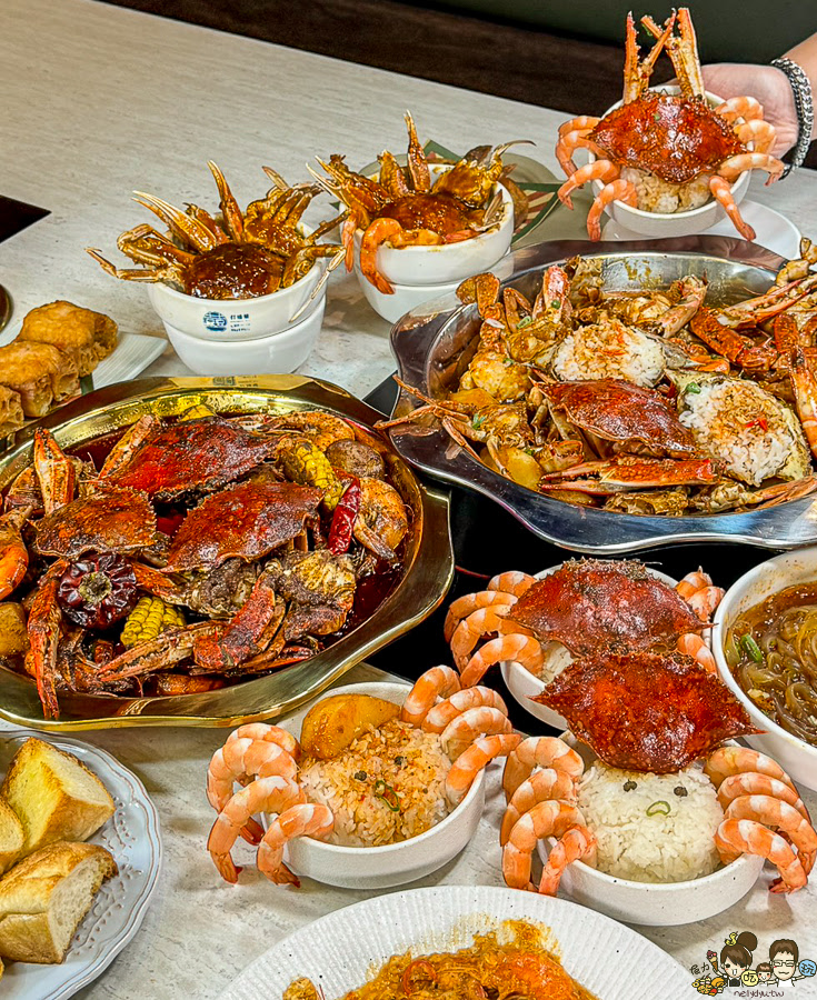 春囍 韓式辣味肉蟹煲 重慶麻辣肉蟹煲 螃蟹 創意 獨家 螃蟹飯 蝦飯