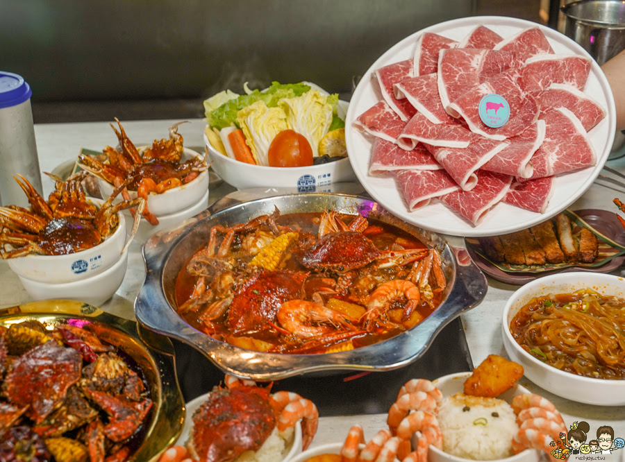 春囍 韓式辣味肉蟹煲 重慶麻辣肉蟹煲 螃蟹 創意 獨家 螃蟹飯 蝦飯